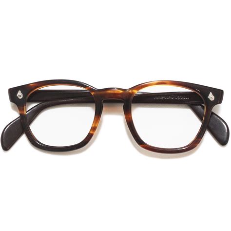 vintage 1950 s american optical safety eyeglasses made in u s a tortoise 48 22 ｜ ビンテージ眼鏡