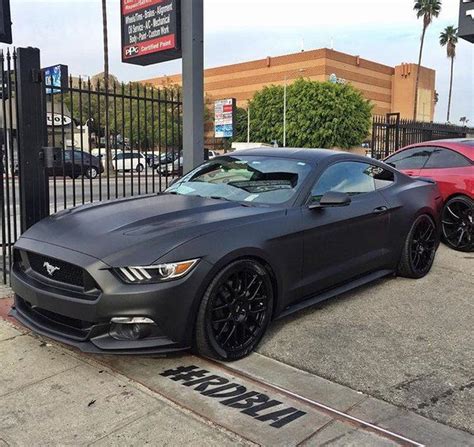 Twitter Black Mustang Matte Black Mustang Matte Black Cars
