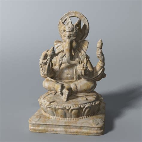 Modelo 3d Estatua De Ganesha Turbosquid 1057640