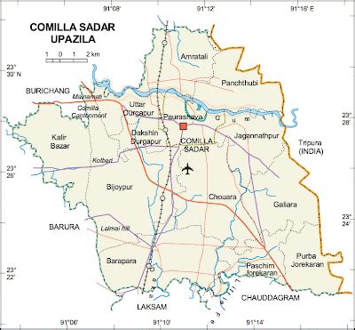 Maps Of Bangladesh Political Map Of Comilla Sadar Upazila Sexiz Pix