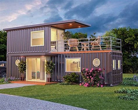 8 Shipping Containers Make Up A Stunning 2 Story Home