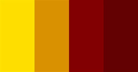 Golden Yellow And Maroon Color Scheme Gold