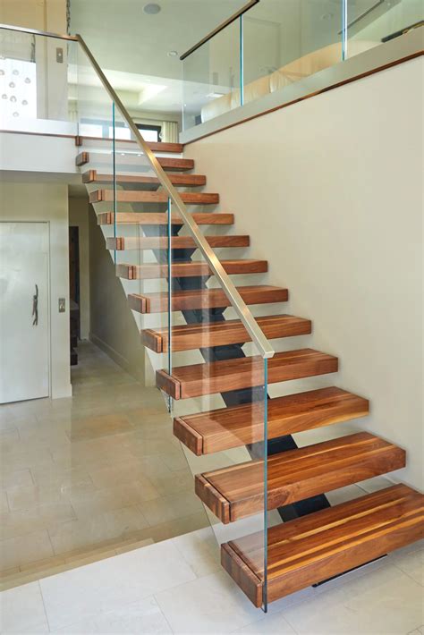 Floating Stairs With Vedera Glass Railing Viewrail