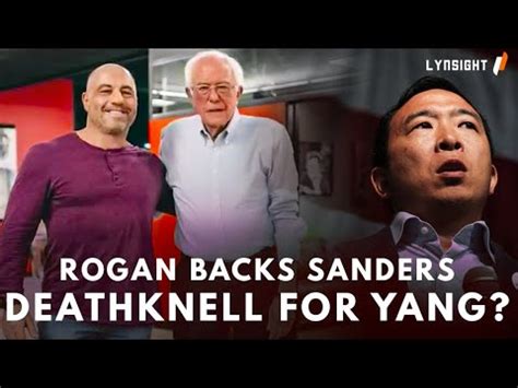 I recently watched the andrew yang joe rogan interview on the joe rogan experience podcast. Did Joe Rogan Endorse Bernie? The End of Andrew Yang ...