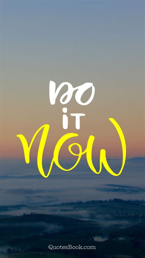 Do It Now Quotesbook