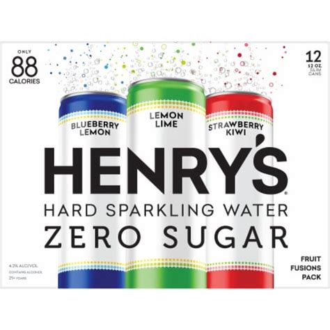 Henrys Hard Sparkling Water Variety Pack 12 Cans 12 Fl Oz Ralphs