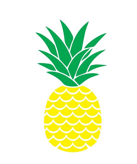 Pineapple Svg File For Cricut And Silhouette Svg Pineapple Svg Etsy
