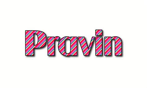 Pravin Logo Outil De Conception De Nom Gratuit à Partir De Texte