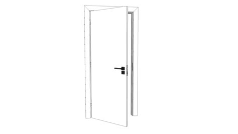 Room Door Detailed Open Close Dynamic Component 3d Warehouse