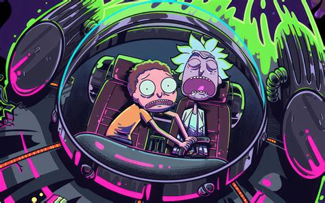 1280x800 Rick And Morty Out Of Control 4k 720p Hd 4k Wallpapers Images