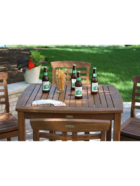 1 offer from $14.99 #36. Bar Height Table - Outdoor Bar Table - Eucalyptus Patio ...