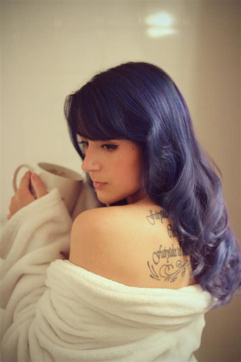 Purple Allure 98 Real Girls Who Dare To Rock Rainbow Hair Popsugar Beauty Uk