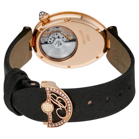 Breguet Reine De Naples Diamond Pave Dial 18kt Rose Gold Ladies Watch