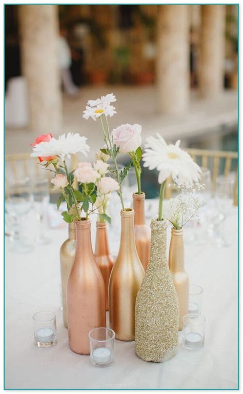Wine Bottle Wedding Table Decorations Home Improvement