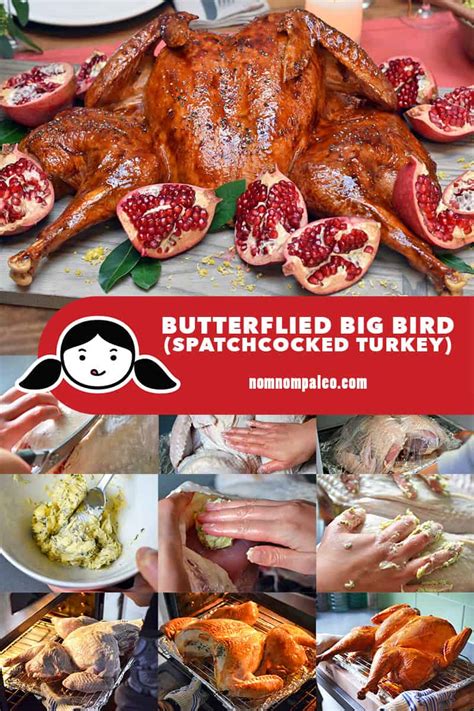 butterflied big bird spatchcock turkey nom nom paleo®