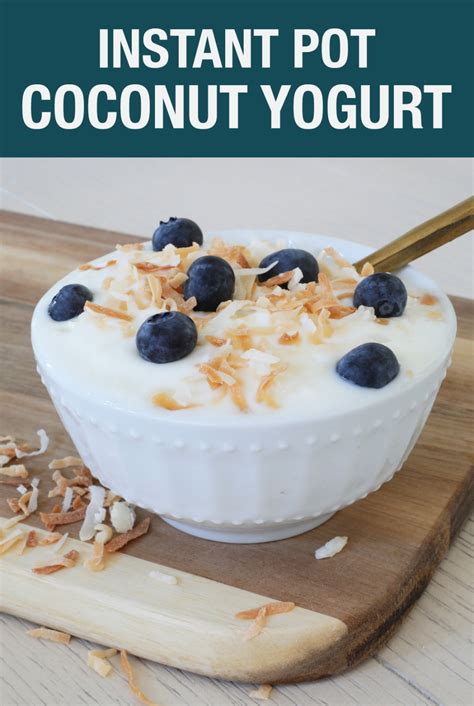 An Instant Pot Coconut Yogurt Recipe Sweet And Delicious Easy Yet