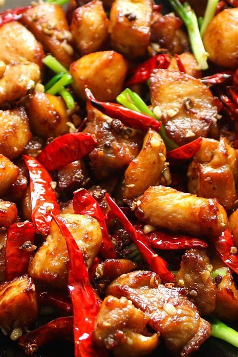 Common spices and seasonings include dry sherry, worchester sauce, soy sauce, sesame oil, garlic, green onions, red bell peppers, cayenne pepper, and red chilli. Szechuan Chicken is an easy Chinese dish with the perfect ...