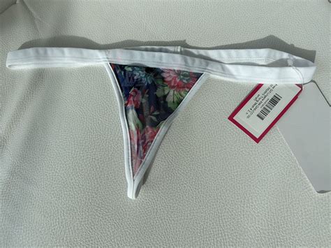 Wicked Weasel Thong Flower Mesh Thong Size Xs Ebay