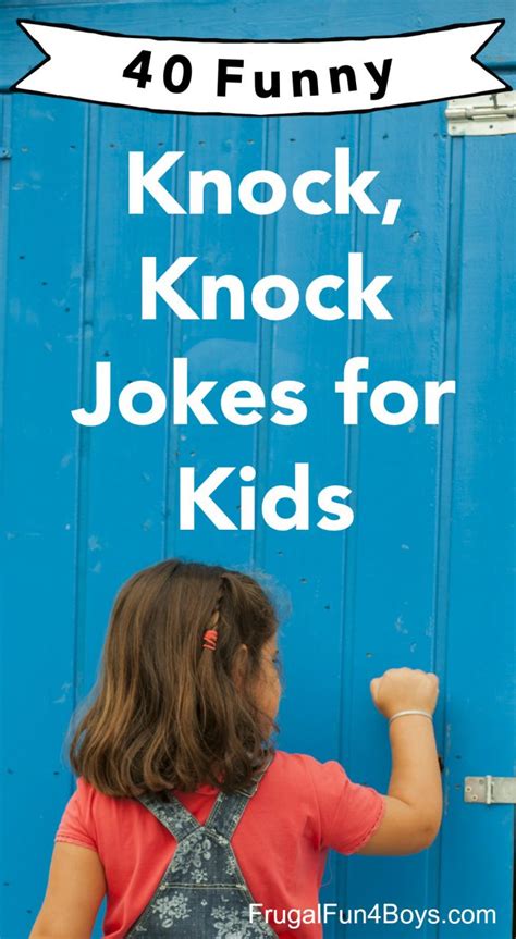 Or they can be used to break the ice at work. 40 Hilarious Knock, Knock Jokes for Kids | Funny jokes for ...
