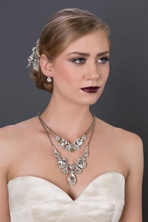 Bridal Jewelry Trends Bold And Chunky Crystal Bridal Necklaces