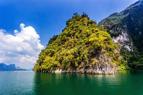 Khao Sok National Park Cheow Lan Lake Thailand Stock Image Image Of