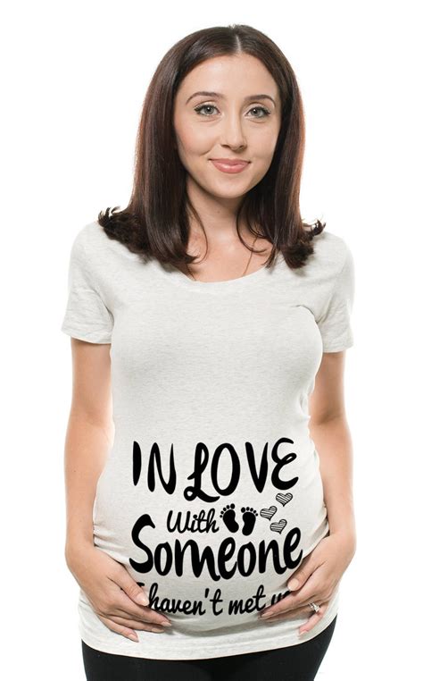 Pregnancy T Shirt Funny True Maternity Top In Love With Etsy