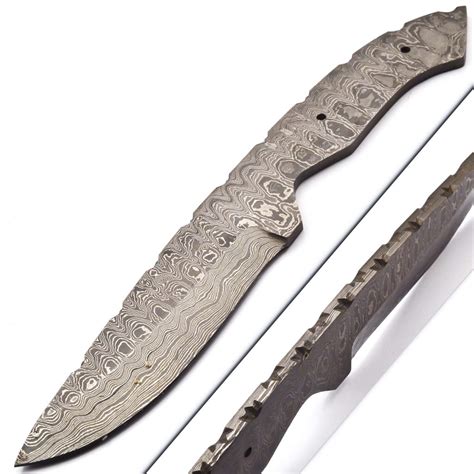 Damascus Steel Custom Hand Made Blank Blade Hawks Blades