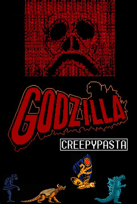 Original story by @cosbydaf, game designed by @iurinery. NES Godzilla Creepypasta poster by SP-Goji-Fan on DeviantArt