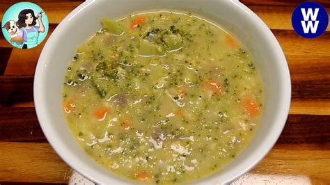 Broccoli Cheese Soup Lightened Up 🧀🥦 Ww Friendly Recipe Weight