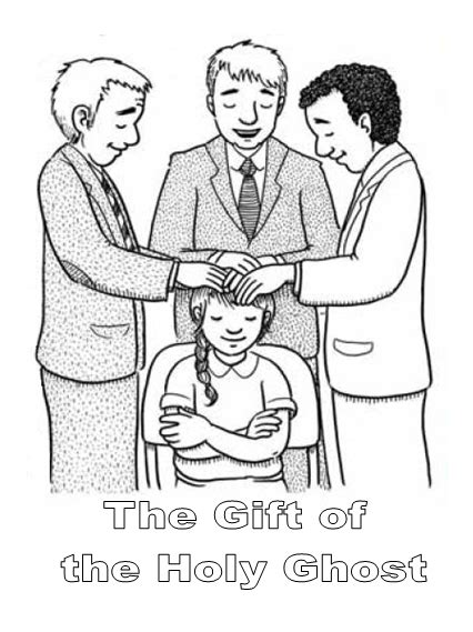 You can download the lds holy ghost cliparts in it's original format by loading the clipart and clickign the downlaod button. June Week 1: Holy Ghost - Being Confirmed Coloring Page ...