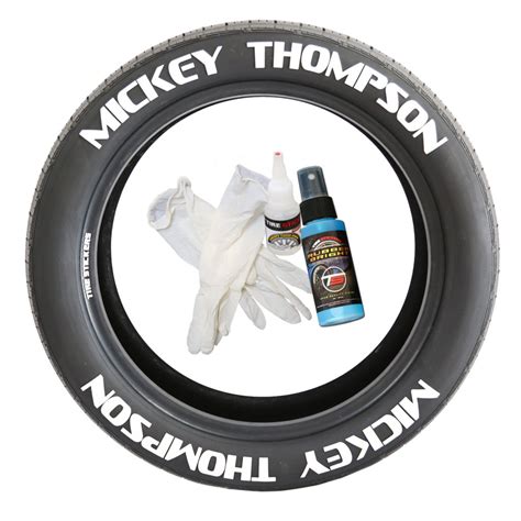 Mickey Thompson Tire Lettering Tire Stickers