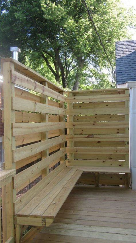 Cool Privacy Fence Wooden Design For Backyard 8