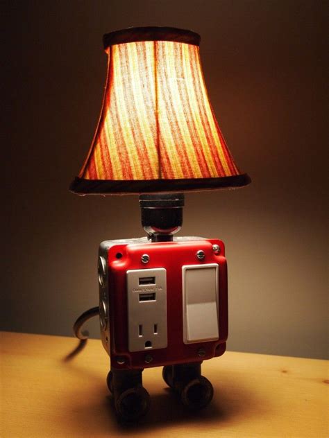 Best desk lamp for college. Lighting Cool Gadget Charger Table Lamp Unique Homemade Lamps Design Ideas | Lamp, Usb lamp ...