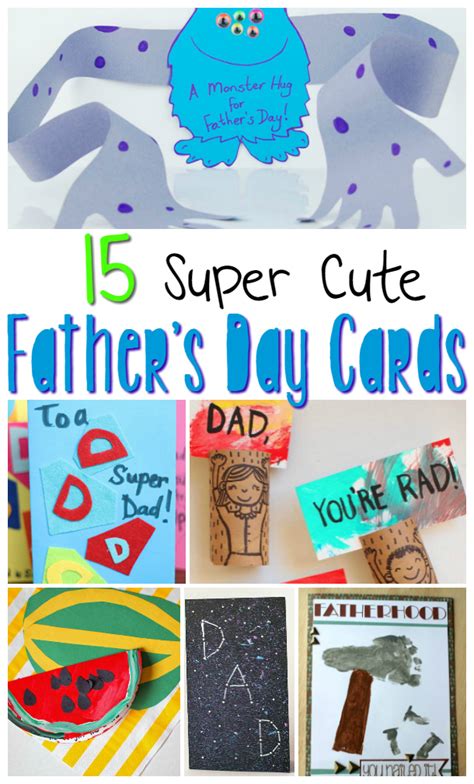 Fathers Day Card Ideas For Preschool 13 Easy Father S Day Card Ideas