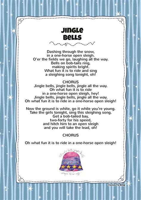 Lyrics For Jingle Bell Rock Printable Printable Word Searches