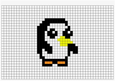 Penguin Animal Pixel Art Free Transparent Png Download Pngkey