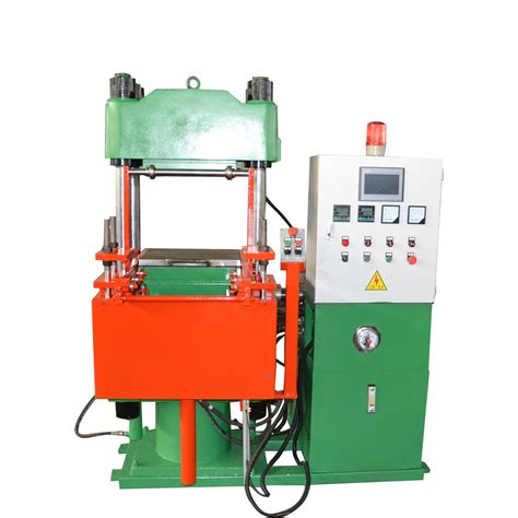 2rt Rubber Plate Vulcanizing Press With PLC Control Auto Push Pull