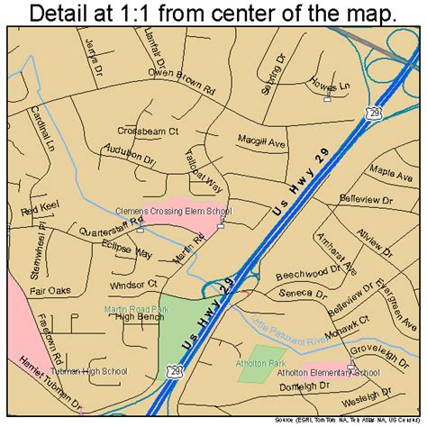 Columbia Maryland Street Map 2419125