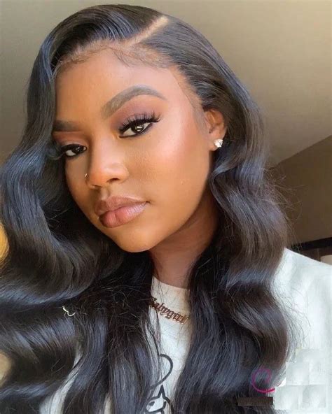 Lace Front Wigs Black Natural Color Anniversary Hair Piece For Sale An
