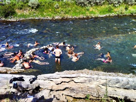 Boiling River North Of Mammoth Hot Springs In Yellowstone Flickr