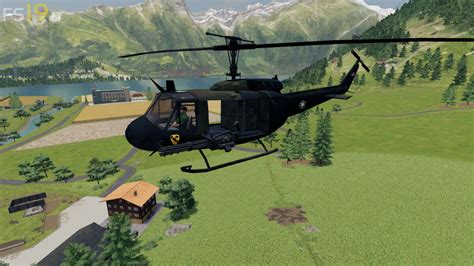 Bell Uh1 Dea V 10 Fs19 Mods Farming Simulator 19 Mods