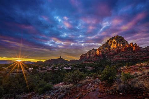 Sedona Sunset After The Rain Photograph By Nana Suzuki