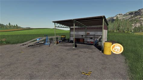 Old Shed With Workshop Trigger V10 Fs19 Mod