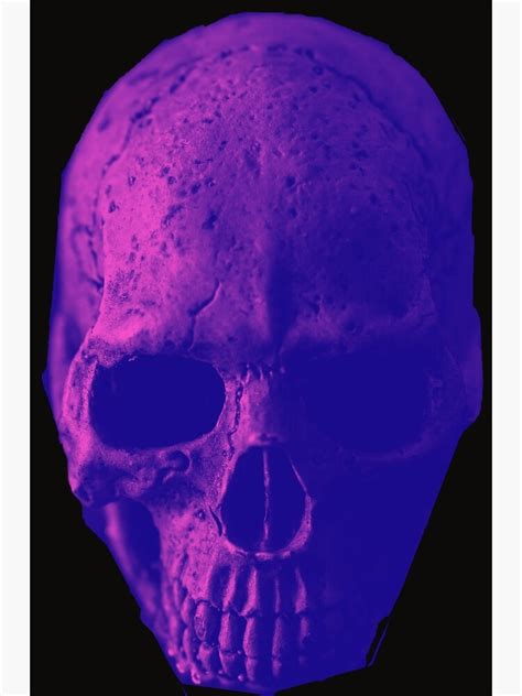 Purple Skull Poster For Sale By Jgventures Redbubble