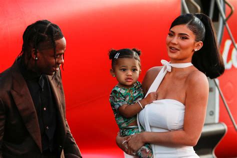 Kylie Jenner And Travis Scott Bring Stormi To ‘look Mom I Can Fly Premiere