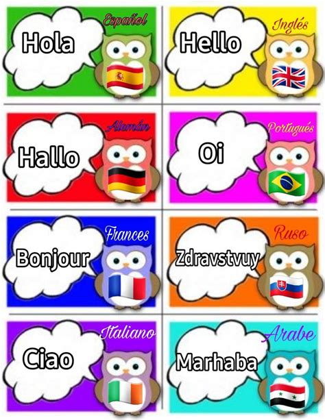 Aprendamos A Decir Hola En 8 Idiomas Diferentes Idiomas Diferentes