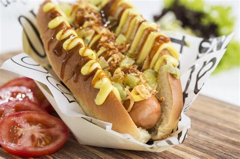 Yankee Hot Dog Special Signature Food At New Amsterdam Attraction