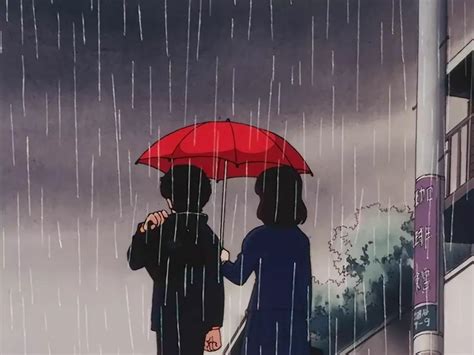 Pin By Evved♡ On Aesthetic Raining Aesthetic Anime Anime Scenery
