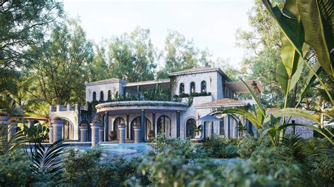 Mediterranean Villa 2 On Behance