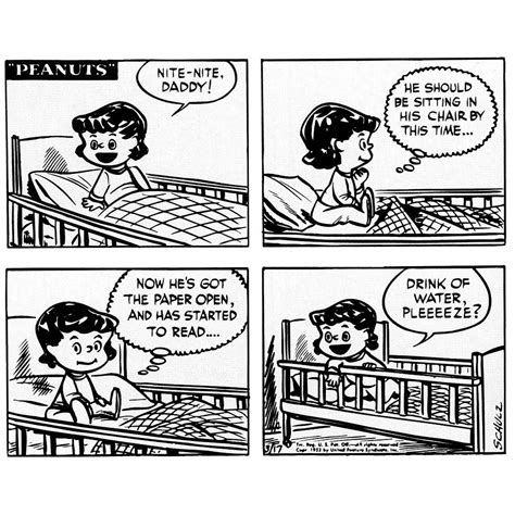 Peanuts Schulz — Lucy Van Pelt Was First Introduced In 1952